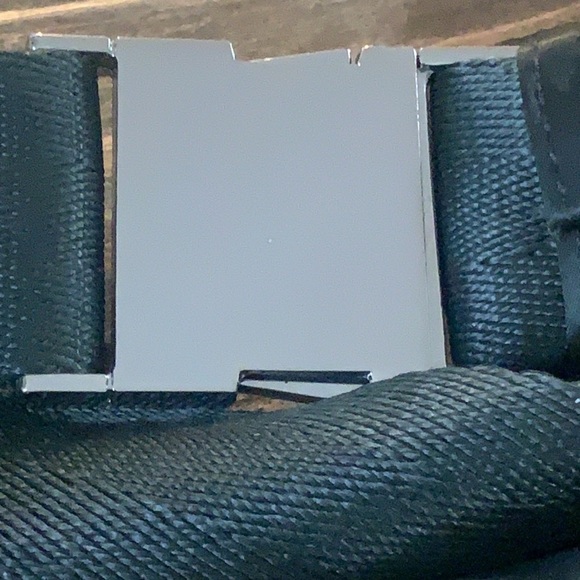 Urban outfitters dark hunter green fanny pack 2 zipper pouches adjustable belt - Picture 6 of 6